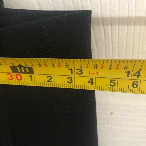 Adidas Climalite Size  M Black 12” Rise Leggings yoga pants - Picture 13 of 15